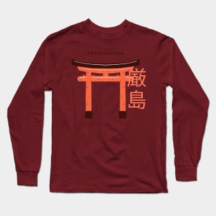 Love For Your Japanese Culture By Sporting A Monument Design Long Sleeve T-Shirt